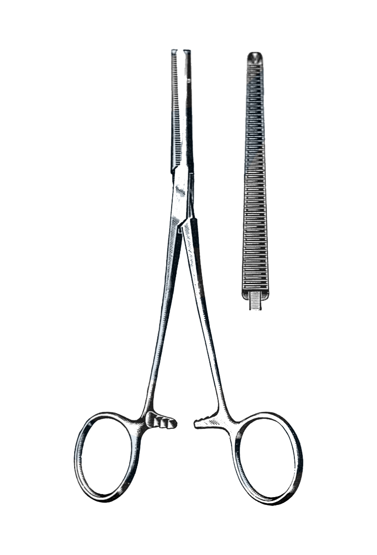 Rochester-Ochsner Forceps Straight 7 1/4" (18.5 cm) - Garana Industries