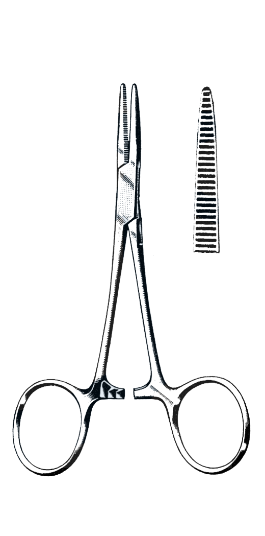 Jones Forceps Straight 5" (12.5 cm) - Garana Industries