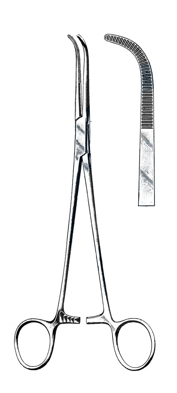 Mixter Forceps, Cross, Serr. 7 1/2" (19 cm) - Garana Industries