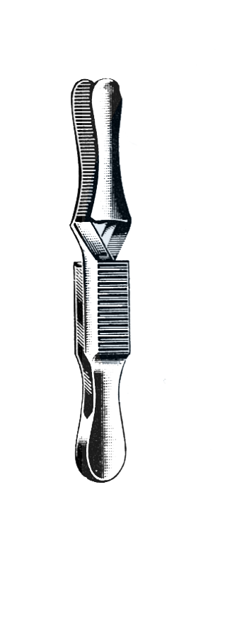 Dieffenbach Serrefines, Light Model, Straight. 1 3/4" (4.5 cm) - Garana Industries