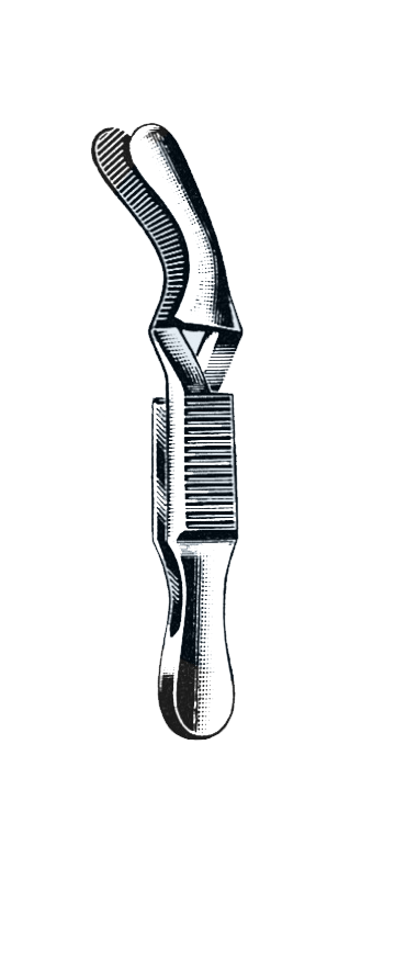 Dieffenbach Serrefines, Light Model, Curved, 1 3/4" (4.5 cm) - Garana Industries