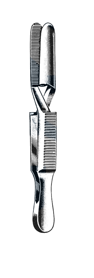 Dieffenbach Serrefines, Heavy Model, Straight, 2 1/4" (6 cm) - Garana Industries