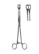 Ballenger Sponge Forceps, 7" (18 cm) Serrated Jaws, Straight - Garana Industries