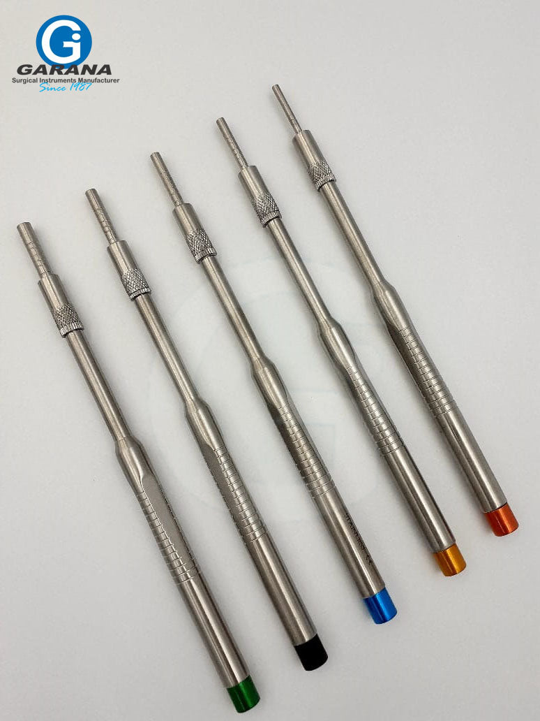 Osteotomes with Stoppers Set of 5 Pcs Straight