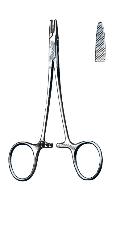 Hegar-Baumgartner Needle Holder 5 1/2" (14 cm) - Garana Industries