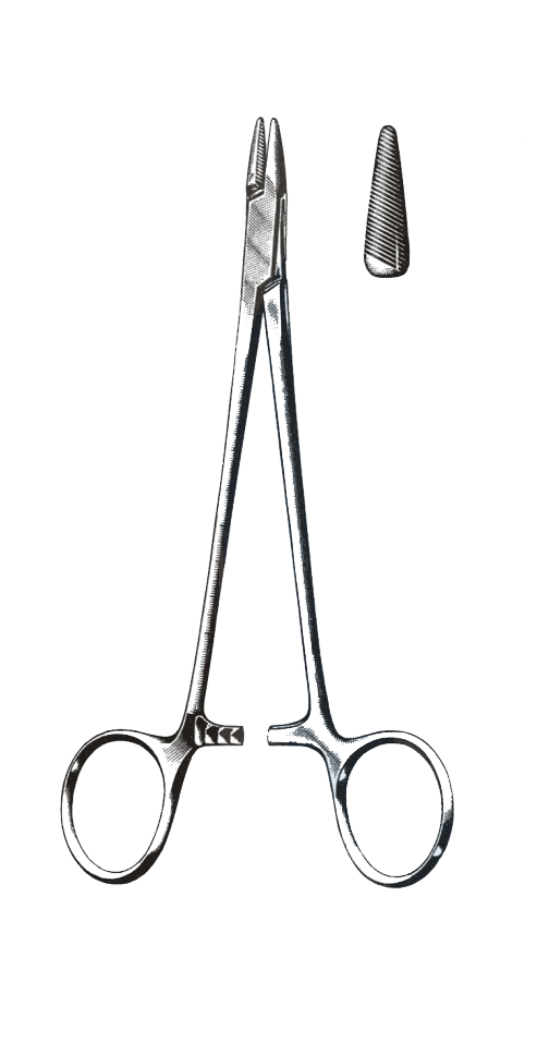 Brown Needle Holder 6 3/4" (17 cm) - Garana Industries