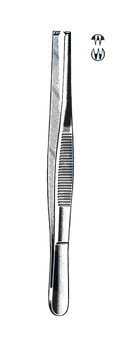 Tissue Forceps, 2 x 3 Teeth 12" (30.5 cm) - Garana Industries