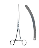 Doyen Intestinal Forceps, Curved, 8 3/4" (22 cm) - Garana Industries