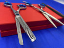 Barber Hair Cutting Set of Scissors with Comb