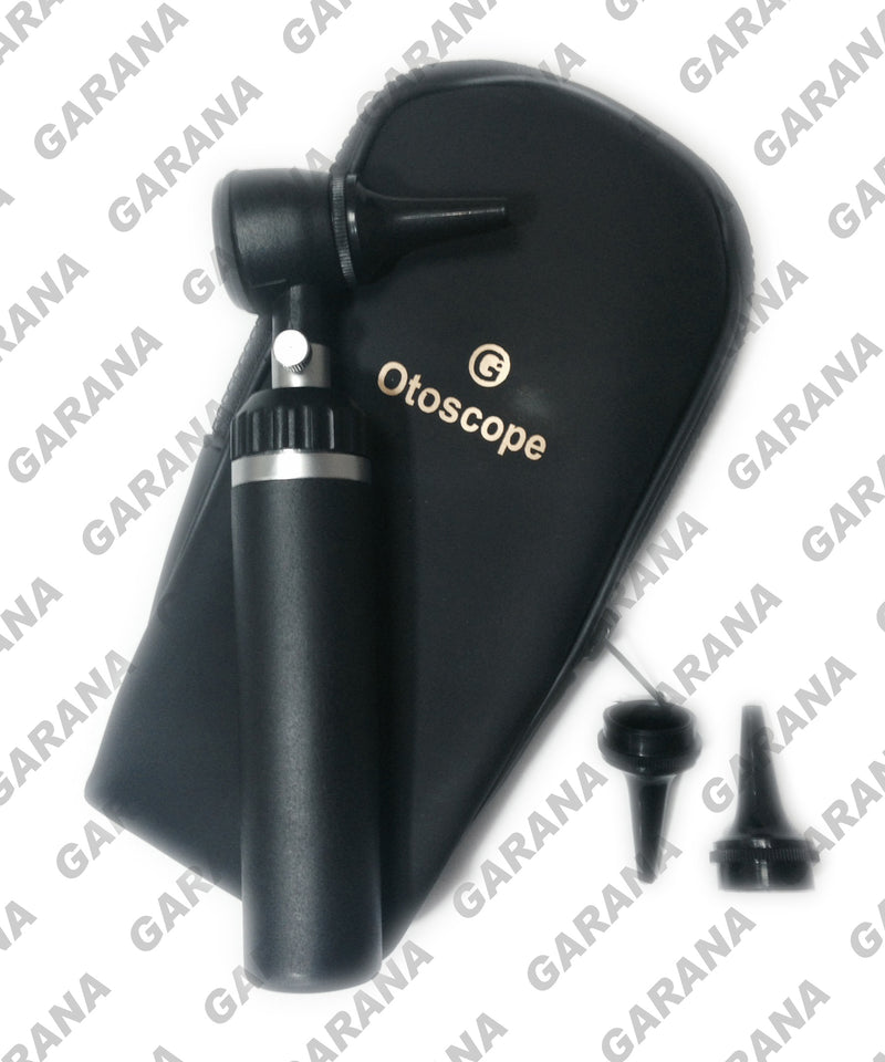 Black Otoscope Plastic Body Economy