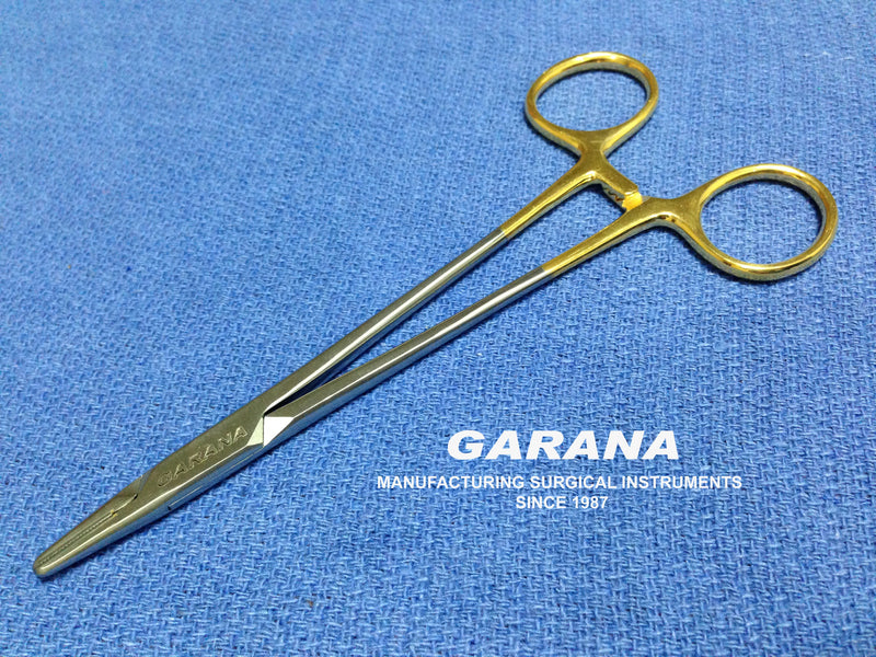 Mayo Hegar N.H 6.25" (16 cm) T.C Gold Handles