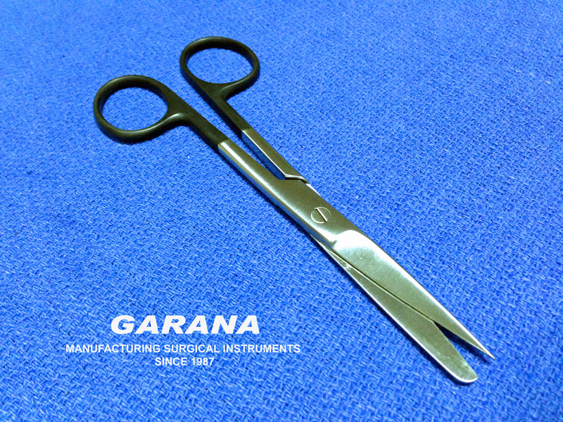 Operating Scissor SH/BL 14.5 cm Straight Black Rings