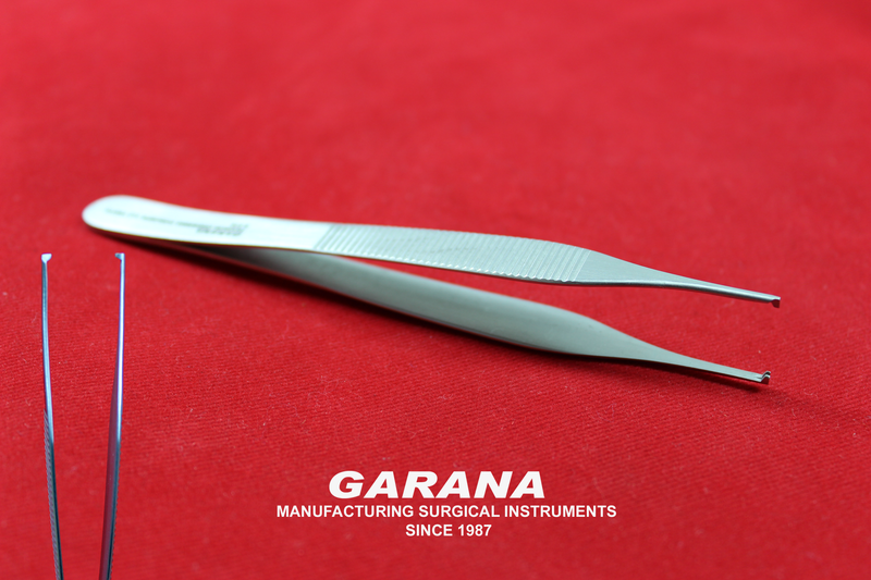 Hudson Tissue Forceps 1x2 Teeth 4.75"