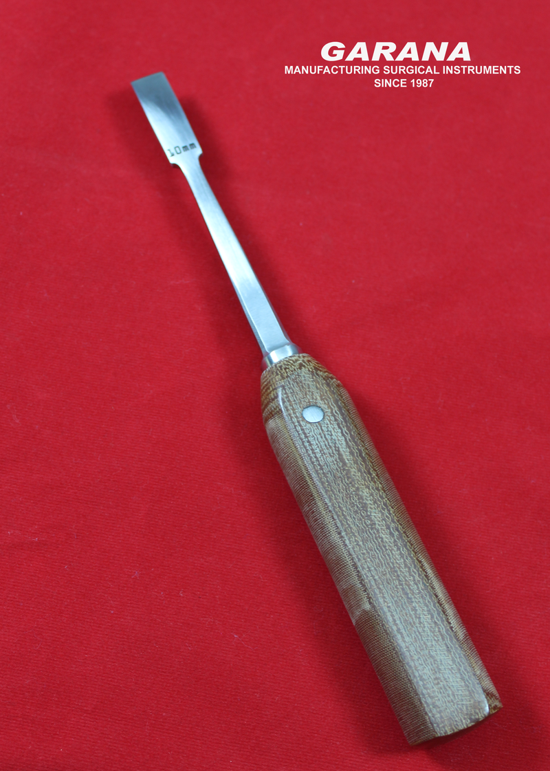 Hibbs Osteotomes 8.5" 10 MM Straight, Bone Chisels