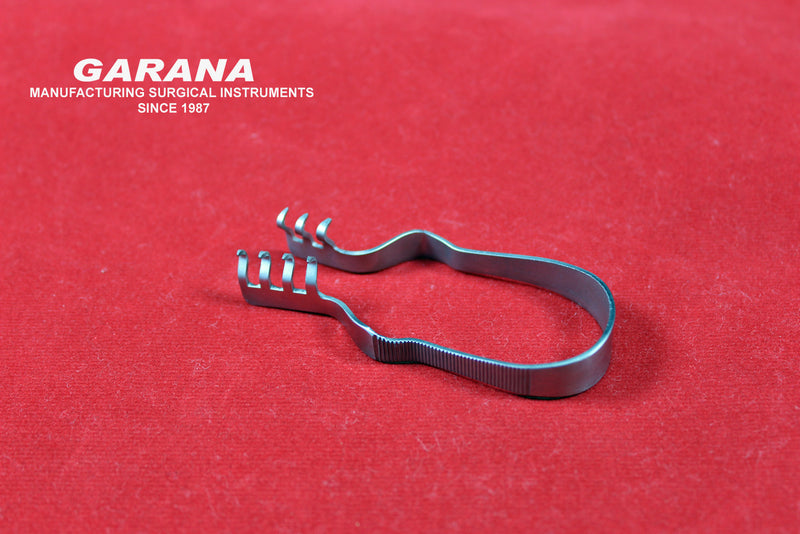 Self Retaining Retractor Finsen Sharp Prongs 7 CM