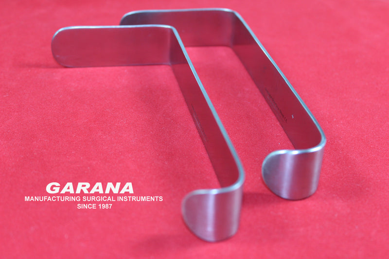 Parker Mott Retractor 15cm Double Ended, Set of 2 Blade 1" x 2.5" Deep (2.5cm x 6.4cm)