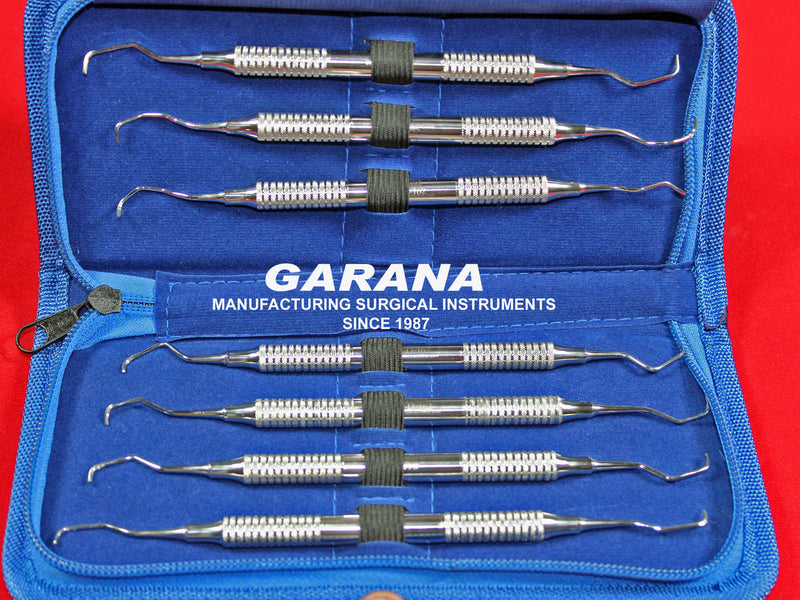Gracey Curettes Set of Seven Pieces In a Kit
