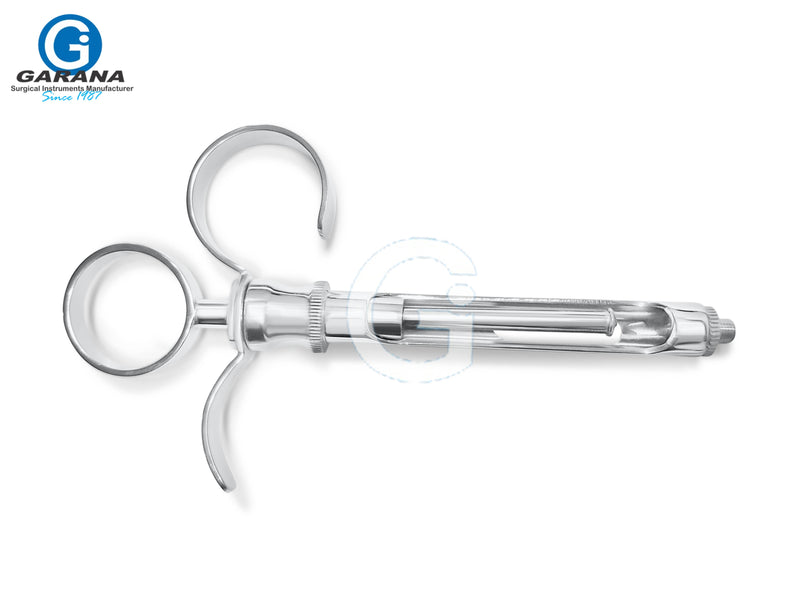 Dental Syringe 1.8ML With 2 Complete & 1 Half Grip Rings