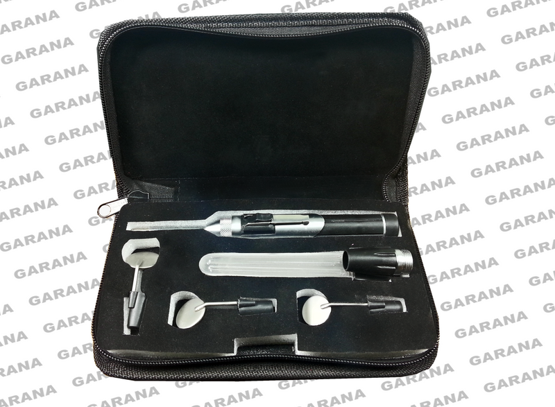 Clip-light Combi-Set with 3 Tongue Depressor Hold + 3 mirrors