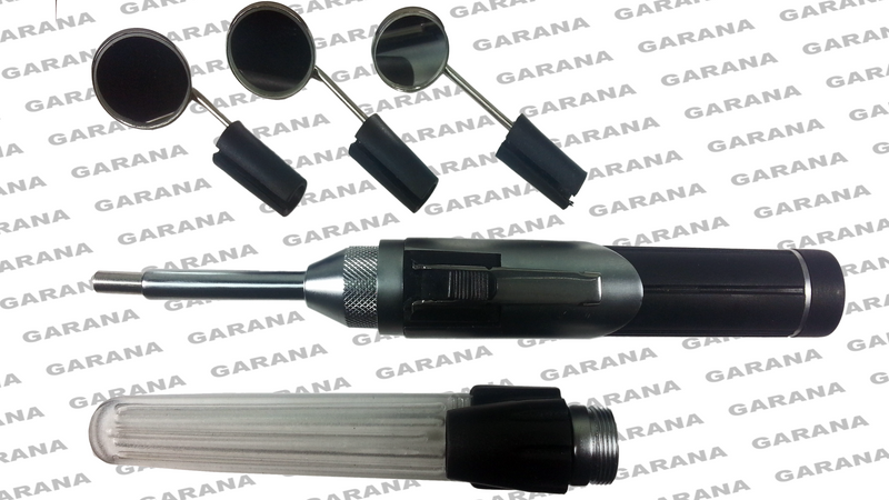 Clip-light Combi-Set with 3 Tongue Depressor Hold + 3 mirrors